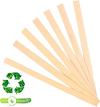 Wooden Paint Stir Sticks - 14 Inch REWISS Paint Sticks Wood Stirrers Paddles Resin or Wooden Craft Sticks, Garden and Library Markers(Pack of 50)