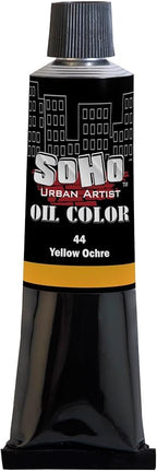 Soho Urban Artist Oil Paint - Yellow Ochre, 170 ml Tube - Best Valued Oil Colors for Painting, Excellent Pigment Load