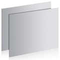 2 Pcs 16 Gauge Steel Sheets Metal Cold Rolled Steel Plate, 12" x 8" Weldable Metal Sheet for DIY Craft Projects, Industrial, Professional