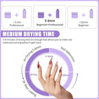 2 Pack 8FL.OZ Acrylic Liquid Monomer, Professional EMA Acrylic Nail Liquid, Non-Yellowing Acrylic Liquid for Acrylic Nail Extension & Carving, DIY Home Nail Salon Use
