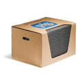 PIG Mat | Oil Absorbent Mat | 15" W x 20" L | Lightweight Pads | Absorbs Up to 14 oz per pad | 200 | MAT135
