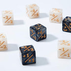 Sumind 24 Pcs Magic Life Counter Dice -1/+1 Counters Commander Buff Tokens 6 Sided Dice Loyalty Life Gifts Compatible with MTG CCG TCG Cards Gaming Accessory (Charming Style)