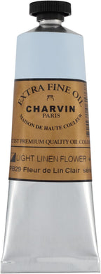 Charvin Extra Fine Oil Paint, Linen Flower Light 60 mL - Triple-Milled, Rich Texture, Poppy Oil-Based, Light-Fast, Handmade, Archival Quality