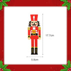 Fennoral 12 Pack Nutcracker Craft Kit for Kids Make You Own Foam Stickers Ornament DIY Christmas Arts and Crafts fo Chirstmas Party Supplies Christmas Tree Decoration