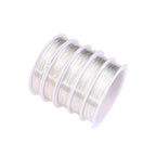 Silver Copper Wire 0.3mm Bead Cord for Bracelet Necklace Charm Beading Jewelry Making 54yard