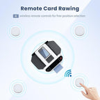 Automatic Card Shuffler and Dealer 2-in-1, 360°/180°Rotating Dealer with Wireless Remote Control, Supports 1-12 Players Poker Shuffler, Suitable for UNO, Poker, Phase 10, Skip-Bo, Blackjack