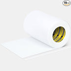 Caulk Sealing Strip for Tiles Bathtub Bathroom Toilet Kitchen,Wall,Corner, Gap Filling Self Adhesive Tape, 0.2in x 6.56FT x 19Strips(125FT Total) Seal Strips for Small Gaps (White)