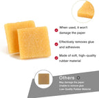 WHTCHSU 1Pcs Glue and Residue Eraser Rubber Cement Cleaner for Removing Adhesive and Residues from Paper Plastic and More