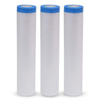 VECOPE 3-Piece Set,Pre- Masking Film Protection Covering Cloth Tape | for Automotive Covering Painting Paint Masking (8-Feet X 65-Feet)