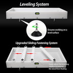 Large Reusable Epoxy Resin Mold 16×10×3 Adjustable Clamping System – Ideal Resin Molds for Coffee Tables, Trays, Cutting Boards & DIY Projects