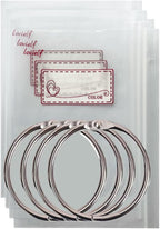 Embroidery Threads Cross Stitch Floss Bag Organizer 5.12 x 3.6 inch - 200 Pack with 4 Rings