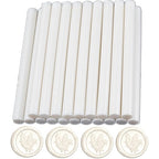 Wax Seal Sticks Pearl White, ONWINPOR 20pcs Glue Gun Wax Sealing Sticks for Wax Seal Stamp, Mini Sealing Wax Gun Sticks Suit for 0.28‘’ Glue Gun (Pearl White)