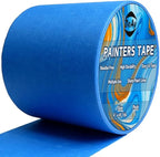 Blue Painters Tape 4 Inches x 45 Yards - 3D Printing Tape - Multi Surface Use - Single Roll