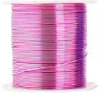 Mandala Crafts 18 Gauge Anodized Aluminum Craft Wire for Jewelry Making - 400 FT Colored Flexible Pastel Wire - Bendable for Bonsai Armature Crafting Sculpting