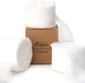 Ribbli White Chiffon Ribbon - 1.5 inch x 30 Yard Handmade Silk, Fringe Chiffon for Wedding Invitations, Gift Wrapping, Bridal Bouquets, Flower Arrangement
