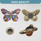Magnetic Needle Minder Magnet Embroidery Accessories and Supplies Embroidery Needle Holder Cross Stitch Holder Needlework Supplies (Cardinal) (Butterfly)