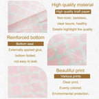 KEYYOOMY 200 Pcs Light Pink Candy Buffet Bags Small Cookie Bags Polka Dot Paper Treat Bag for Wedding Birthday Party (5 inch x 7 inch)