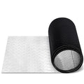 1pcs Diamond Plate Sheet Metal Heavy Duty Tread Aluminum Sheet Diamond Tread Plate for Wall Covering, Cargo Trailer, RV and More (24'' X 120'' X 0.06'',Black)