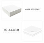 Foam Board 16 x 20 in, ZXUNLIEH 12 Pack White Poster Board, 3/16 in Thick Craft Foam Core Board, Puzzle Board, Double Sided, Foam Sheets for Picture, Project, Presentation, Artwork, Signage and Crafts