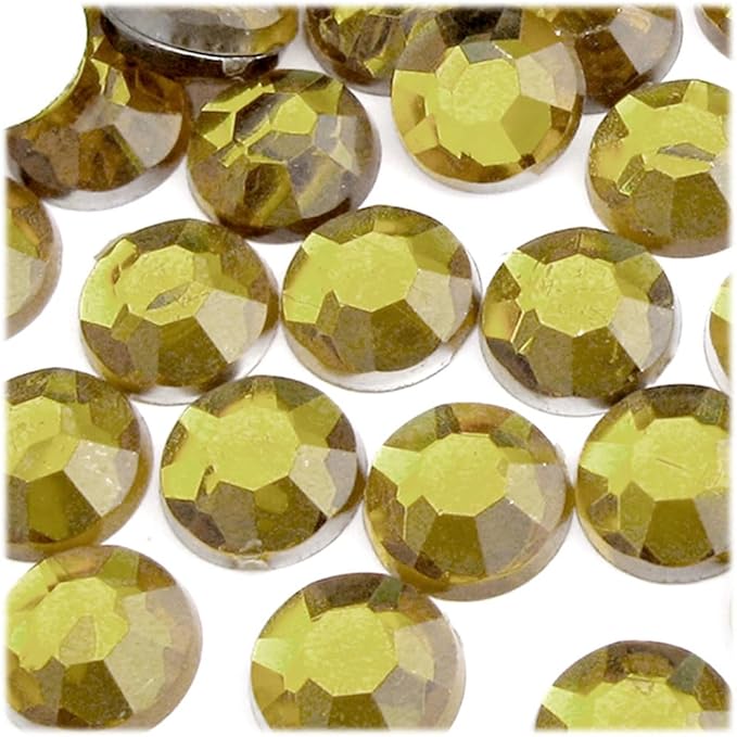 The Crafts Outlet 72pc Rhinestones Round 20mm - Flatback Light Rose Pink PNK