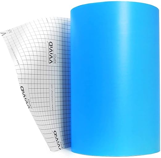 VViViD Blue Stencil Vinyl Masking Film with Anti-Bleed Technology (24" x 28ft)