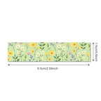 Adirasenotek Floral Washi Tape Set 12 Rolls,Flower Butterfly Washi Tape Decorative Paper Stickers Decorative Tape,DIY Art Crafts Wrapping Decor for Gifts Wrapping