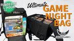 Ultimate Board Game Travel Bag – Durable Storage Case for Up to 10 Games, Water-Resistant, Adjustable Strap & Handles – Perfect for Game Nights, Conventions & Tournaments (Parent) (Purple)