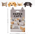 DIY Paper Cats - 50 Sheets DIY Origami Paper to Fold Cute Cat Figures, Fun Craft Activity for Adults & Kids, Desk Decoration & Gift for Cat Lovers