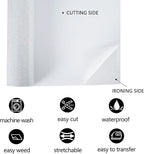 FUNKAKA Glitter White HTV Heat Transfer Vinyl Rolls, 12" x 8ft PU Iron on Vinyl for T-Shirt White Glitter HTV Vinyl for All Cutter Machines Easy to Cut & Weed for Heat Vinyl Design