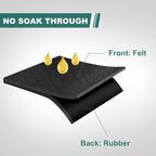 60" x 72" Giant Oil Drip Mat for Garage Driveway, Reusable Rubber Floor Oil Spill Leak Absorbent Pads for Motorcycle Car Oil Leak Stain Resistant