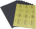 Sandpaper Sheets, 400 Grit Dry Wet Sand Paper, 9 x 11 Inch, Silicon Carbide, for Wood Furniture Finishing, Metal Sanding and Automotive Polishing,10 -Sheet