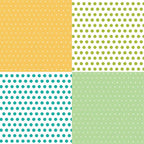 Pattern Paper Pad 6x6 - Spring Summer Brights Basics Spots Scrapbooking Card Making Craft, Single-Sided Scrapbook Premium Paper Collection, Cute Origami Paper Decoration Supplies – 24pcs
