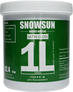 SNOWSUN Green Acrylic Paints, Large Bulk Heavy Body Acrylic Paint (42.4 oz, 1L) - Non Toxic Gloss Thick Art Paint for Multi-Surface, Ideal for Canvas Wood Ceramic Fabric and Leather, Stone Craft, for Artists & Beginners
