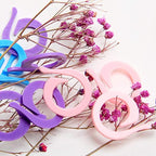 Lokunn 100PCS Stitch Markers for Crocheting, Crochet Stitch Markers Ring for Knitting and Crocheting, Small and Large Locking Markers