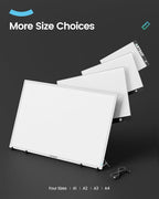 ARTDOT A1 Large LED Light Pad for Diamond Painting AC Powered Light Board Kit Adjustable Brightness Light Box Drawing for 5D Diamond Painting Kits