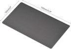 uxcell Blank Metal Card 100x50x1mm Anodized Aluminum Plate for DIY Laser Printing Engraving Black 5 Pcs