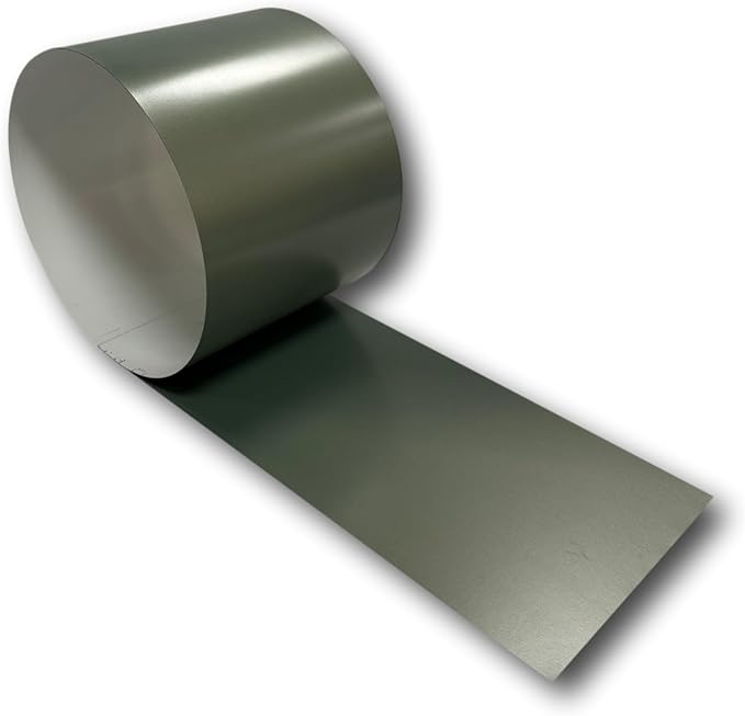 Eagle 1-24 Gauge KYNAR 500 Sheet Metal Flashing Rolls-10 FT Long-Heavy Duty-Commercial Grade-Roofing Flashing, Fascia Cover, Coping Cap-Multiple Sizes (18" x 10 FT, Aged Copper (Painted))