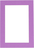 6x8 Mat for 8x10 Frame - Precut Mat Board Acid-Free Dark Purple 6x8 Photo Matte Made to Fit a 8x10 Picture Frame, Premium Matboard for Family Photos, Show Kits, Art, Picture Framing, Pack of 1 Mat