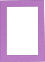 6x8 Mat for 8x10 Frame - Precut Mat Board Acid-Free Dark Purple 6x8 Photo Matte Made to Fit a 8x10 Picture Frame, Premium Matboard for Family Photos, Show Kits, Art, Picture Framing, Pack of 1 Mat