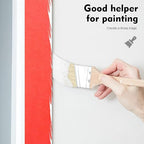 Red Painter's Tape,1 inch x 60 Yards x 10 Rolls (600 Yards Total) - Medium Adhesive Bulk Multi Pack Masking Tape for Painting,Labeling,DIY Crafting,Decoration and School Projects