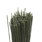 CCINEE 24 Gauge Dark Green Floral Wire Stem for Flower Arrangement Craft Supply,16 Inch,200PCS