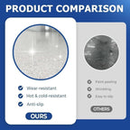 Epoxy Colored Sand Floor Paint, Epoxy Floor Paint for Concrete, High Gloss Marble Effect Coating, Waterproof Non-Slip Concrete Paints, Suitable for Indoor/Outdoor Use (Yellow,96 oz/3 kg)