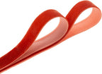Vintage Terracotta Velvet Ribbon Christmas Ribbon for Gift Wrapping Crafts Christmas Tree Ornaments Garland Decorations, 1 Inch X 25Yd