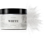 Mica Powder - 100g Mica Powder for Epoxy Resin - Metallic Color Pigment for Resin, Soap, Bath Bombs, Eye Shadow, Nails, DIY Crafting Projects etc. (White)
