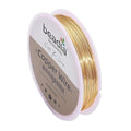 KC Gold Copper Wire 0.5mm Bead Cord for Bracelet Necklace Charm Beading Jewelry Making 22yard