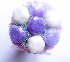 2PCS Peony Flower Silicone Candle Molds Soap Molds Fondant Chocolate Cake Candy Moulds Resin Clay Baking Pastry Tools