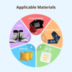 Silver Glitter HTV Roll -12" x10ft Iron on Heat Transfer Vinyl for DIY Shirts Gifts