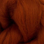 Revolution Fibers Merino Wool Roving | Premium Combed Wool Top | 22 Micron, Perfect for Felting Projects, Spinning, Wall Hangings and Tapestry (Rust)
