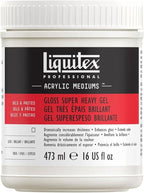 Liquitex Professional Gloss Super Heavy Gel Medium, 473ml (16-oz)