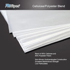AAwipes Cleanroom Wipes 6" x 6" (Bag of 150 Pcs, Grade A, 68 GSM) Lint Free Wipes Cellulose/Polyester Wipers for Lab, Electronics, Pharmaceutics, Electronics, Printing (NW06806-150)